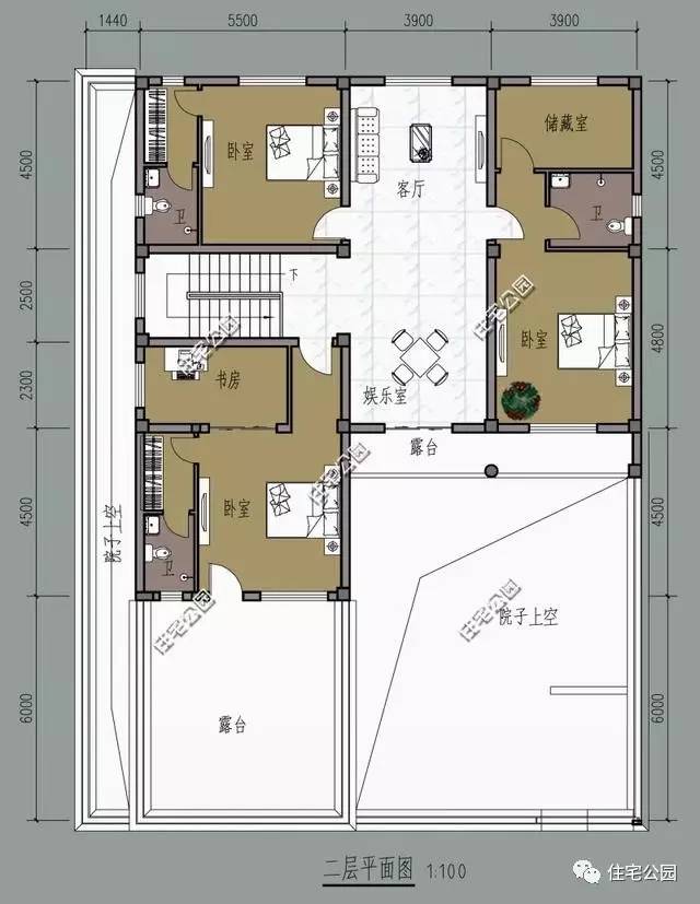 农村四合院别墅哪个实用(农村新型四合院户型)