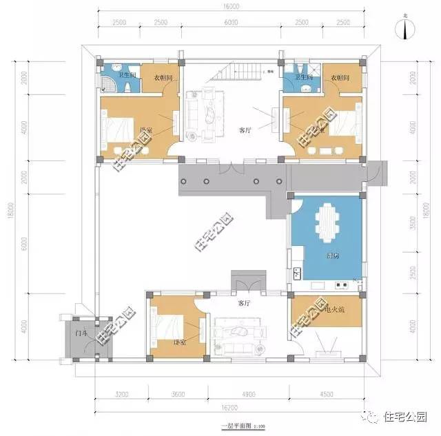 农村四合院别墅哪个实用(农村新型四合院户型)