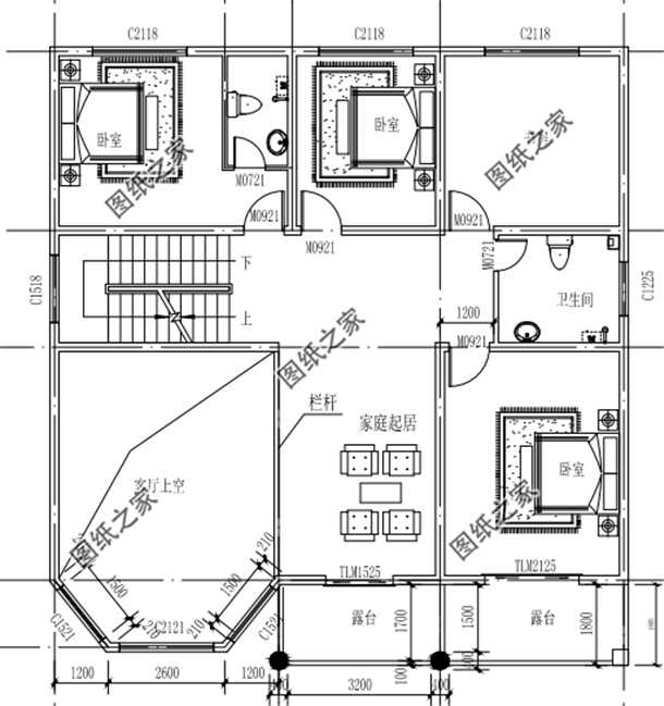 农村三间三层自建房图(最火的农村三层自建房)