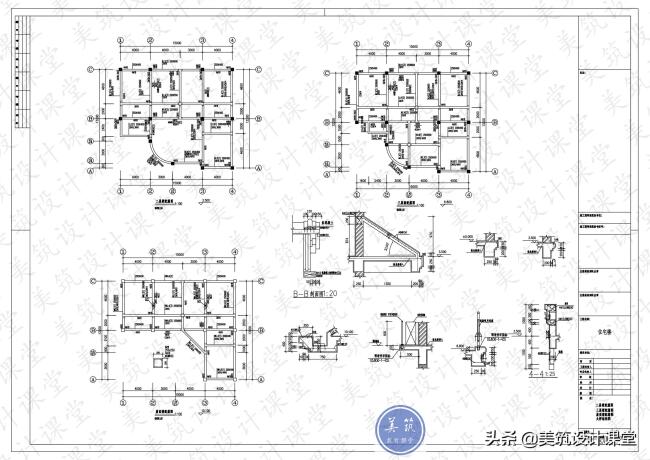 农村150平方三层带柴火独栋别墅(两室一厅最佳别墅图纸)