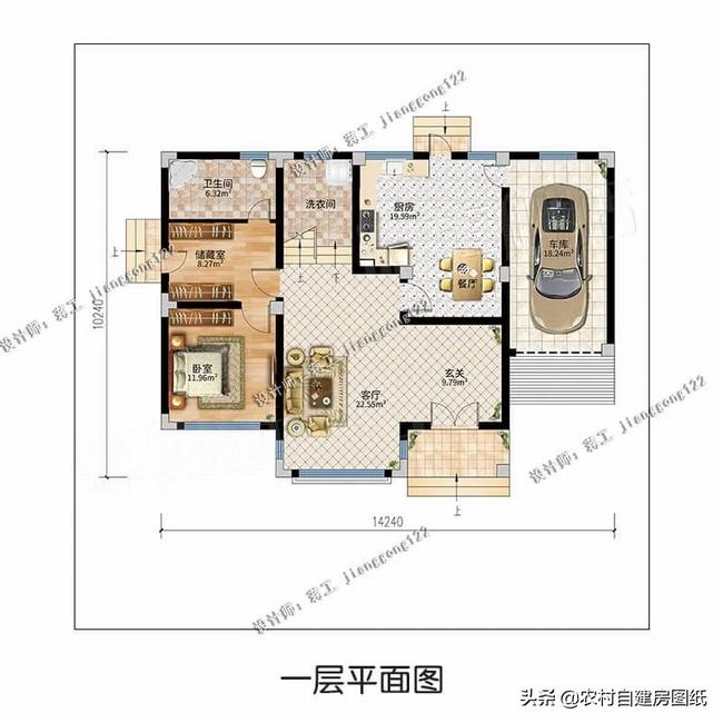 农村2层阁楼别墅(最火二层别墅农村自建房)