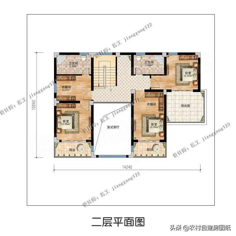 农村2层阁楼别墅(最火二层别墅农村自建房)