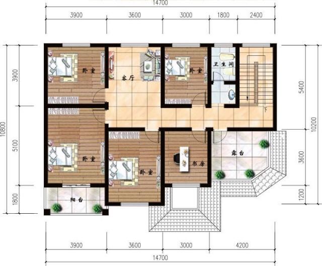 农村10x9m自建房最省钱的图纸(全网农村二层自建房图纸)