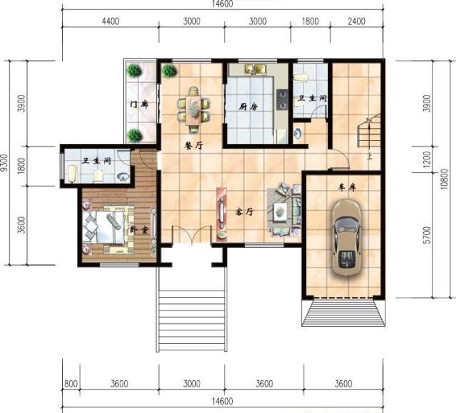 农村10x9m自建房最省钱的图纸(全网农村二层自建房图纸)