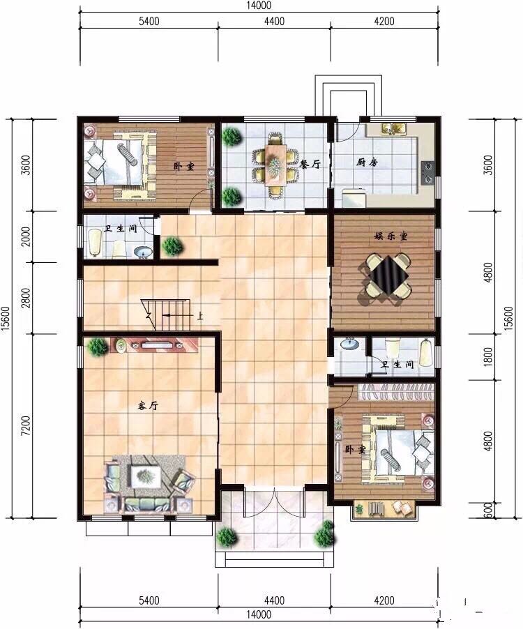 农村10x9m自建房最省钱的图纸(全网农村二层自建房图纸)