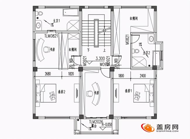 二层中国风农村自建房设计图(7款三层农村自建房设计)