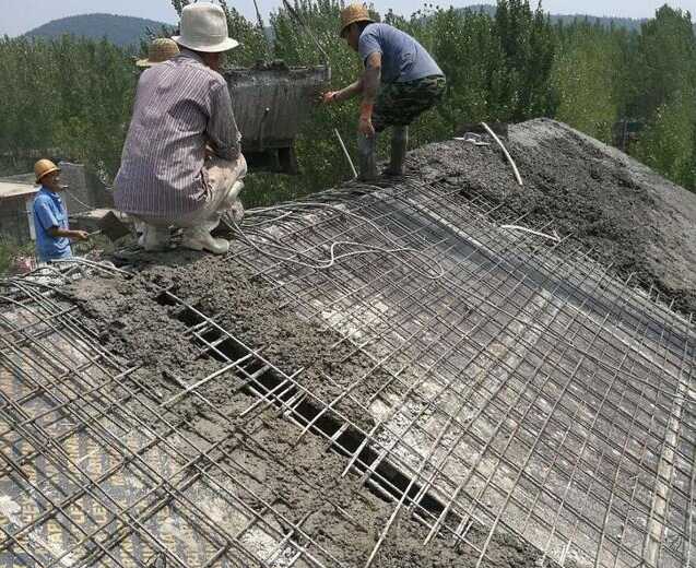 乡村别墅坡屋顶施工(农村自建房坡屋顶做法)