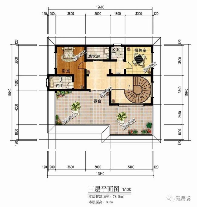 不带罗马柱三层别墅有创意(三层别墅的罗马柱方形)