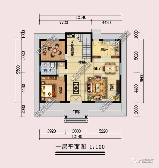 三层欧式130平别墅(130平米三层欧式别墅)