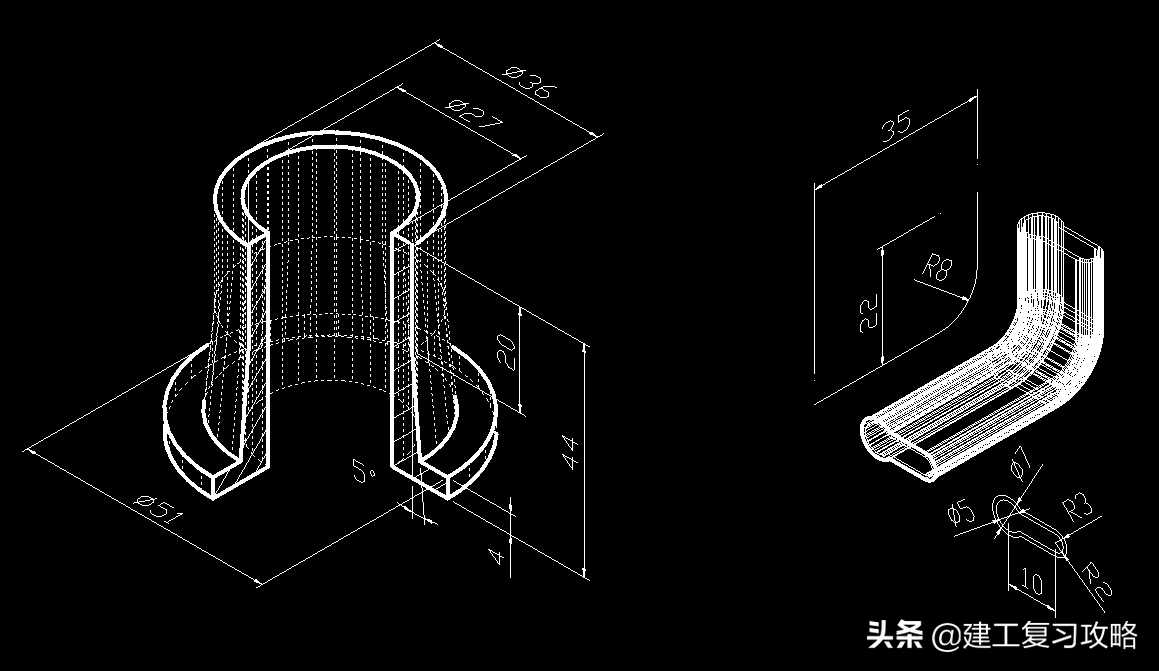 cad零基础新手必练300图(cad新手必练300图)