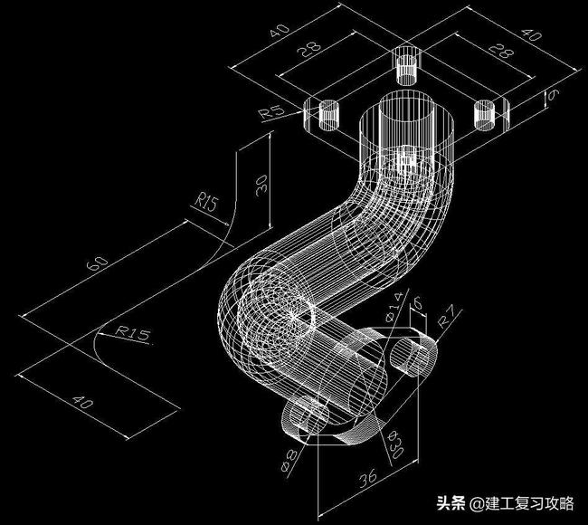 cad零基础新手必练300图(cad新手必练300图)