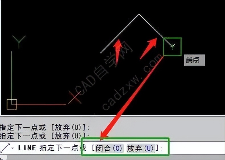 cad让图形闭合的命令(cad闭合命令教学)