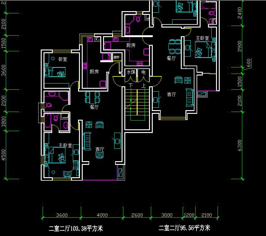 cad练习图100例解析户型(cad户型方案优化教程)