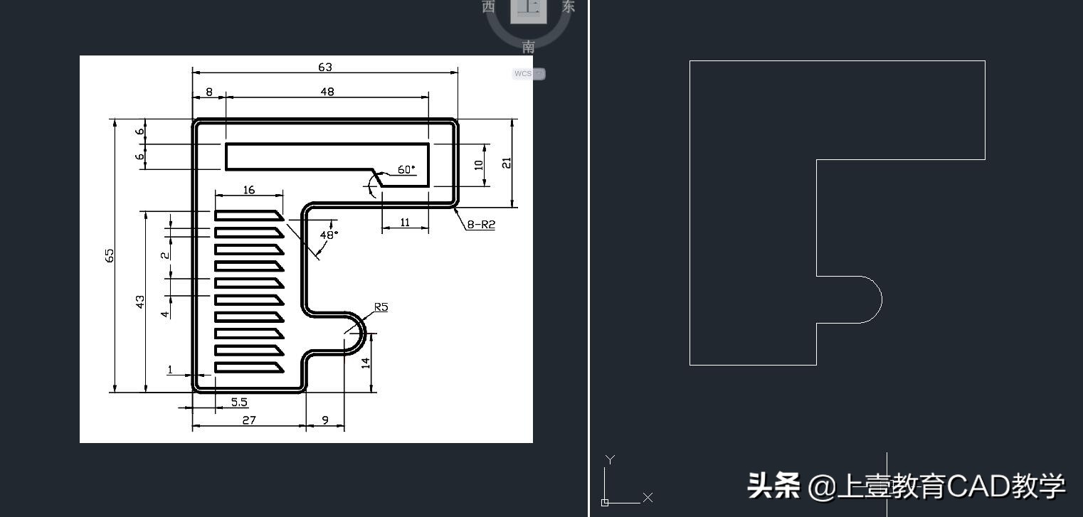 cad倒圆角怎样操作(cad直角内怎样倒圆角)