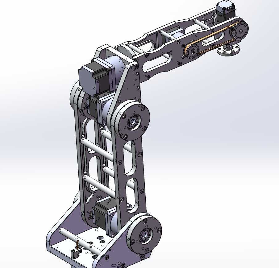 6轴机器人六轴机械手臂3d图纸(六轴机器人cad图纸)