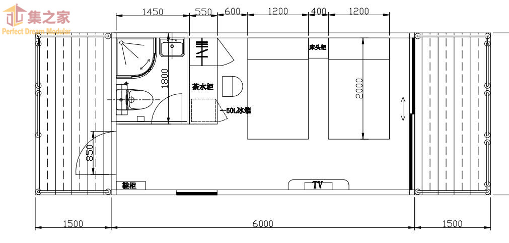 3万块钱的露营地集装箱移动客房(3万块钱的露营地集装箱)