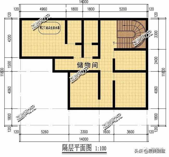 14米x14米欧式别墅旋转楼梯(带旋转楼梯的农村别墅)