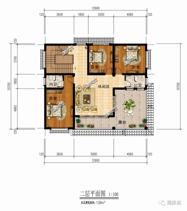 100款漂亮农村中式一层小院图纸(农村最火的别墅图纸)