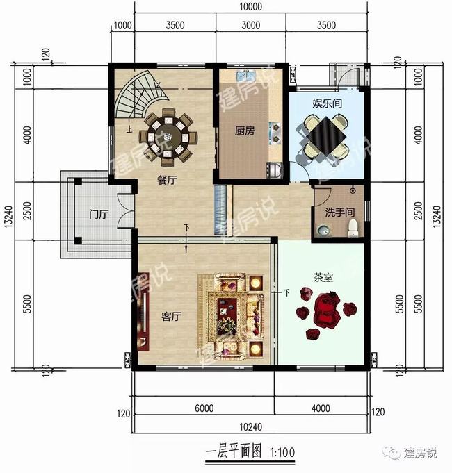 100平方徽派中式别墅(徽派中式别墅室内装修)