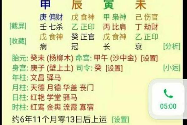 农历十月二十辰时的命理解析：揭示命主的资质与运势