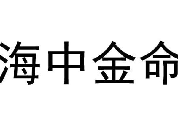 如何根据海中金命为宝宝起个好名字？攻略全解析！