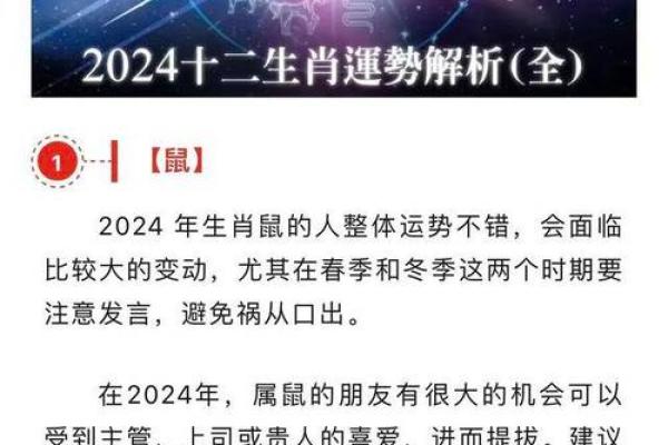 2024年命里属什么？揭秘属相与运势的神秘关系！