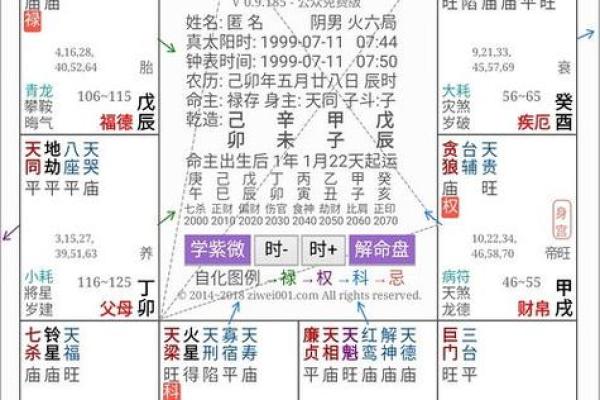 2001年出生者的命星解析：分析命盘背后的性格与潜力