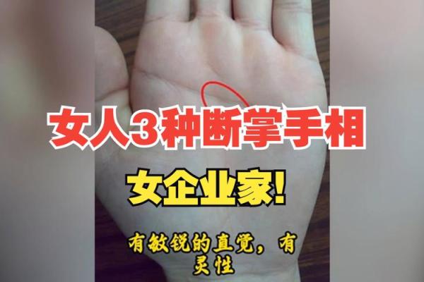 女人断掌纹与命运解析：揭示命运的重要线索