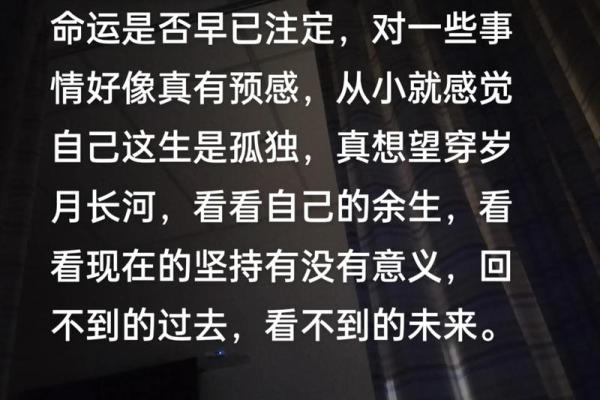 命运无依，孤独前行：探尋注定孤独的人生原因