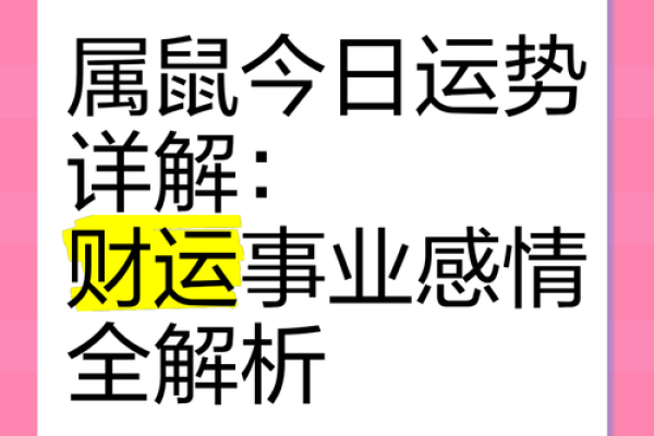 鼠年人的命运解析：揭秘属鼠人的命运特质与人生历程